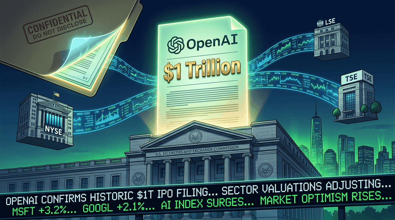 OpenAI Files Confidential IPO Prospectus Targeting a $1 Trillion Valuation