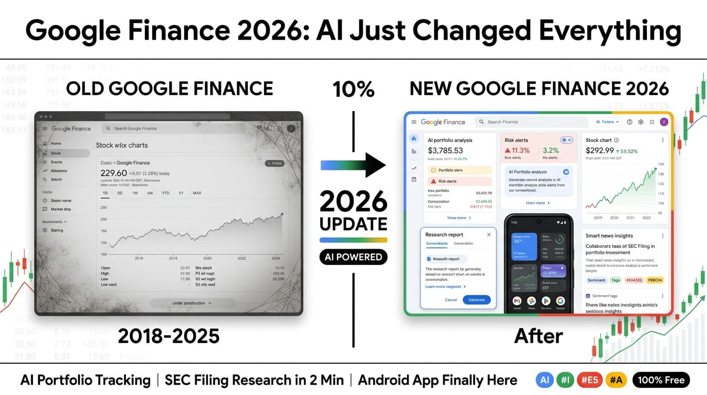 Google Finance 2026: AI Just Changed Everything